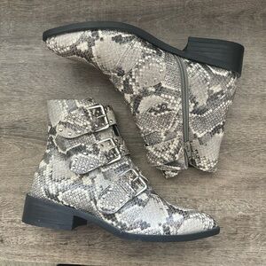 Steve by Steve Madden Harmon Triple Buckle Boots